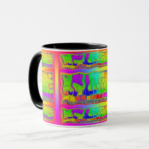 Mosaic Keyboard   Mug