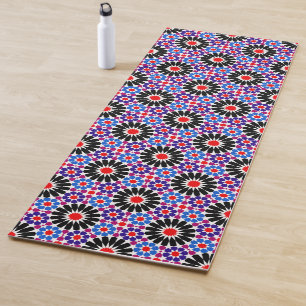 Mosaic Legacy: Andalusian Moroccan Zellige Art Yoga Mat