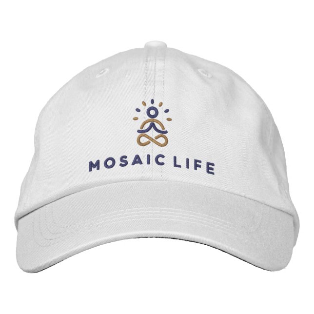 Mosaic Life Embroidered Hat (Front)