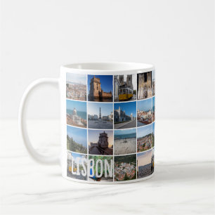 Mosaic Lisbon photos, Portugal Coffee Mug
