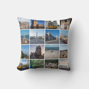Mosaic Lisbon photos, Portugal Cushion