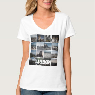 Mosaic Lisbon photos, Portugal T-Shirt
