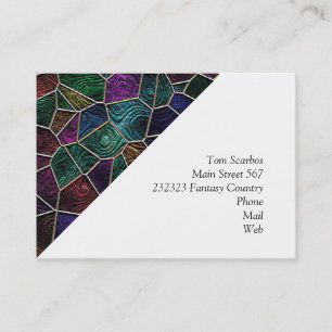 Mosaic Lora, multicolor Business Card