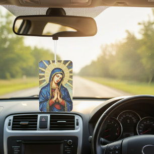 Mosaic Madonna Car Air Freshener