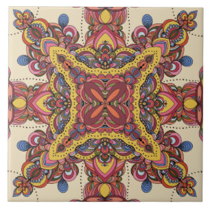 Mosaic Mandela Design #5  Tile