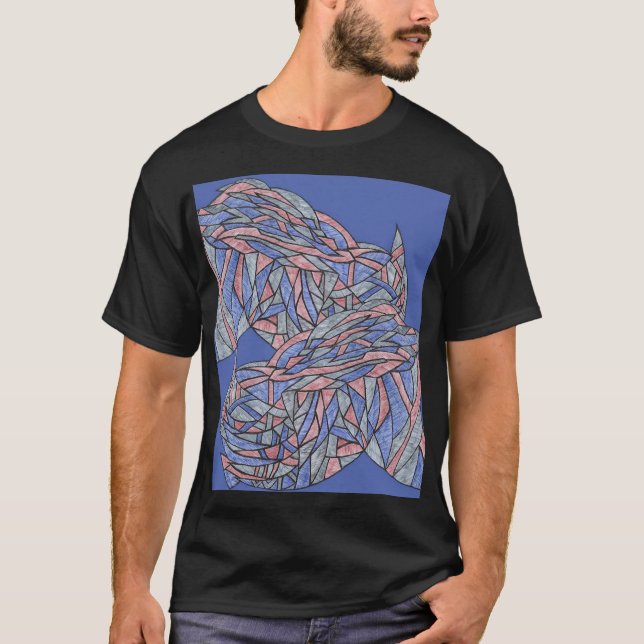 Mosaic Men’s Abstract Tee (Front)