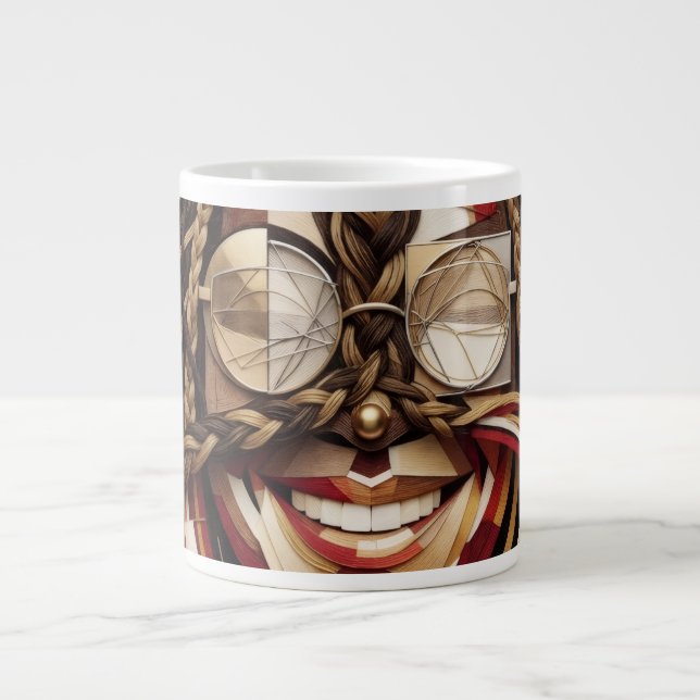 Mosaic Mind Large Coffee Mug (Front)