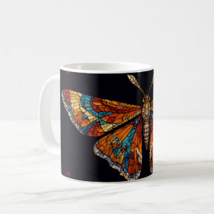 Mosaic Moth Butterfly Coffee Mug