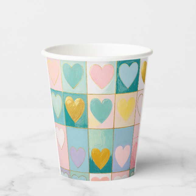 Mosaic of Affection Paper Cups (Front)
