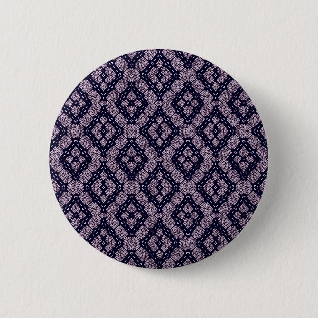 Mosaic of Flowers 6 Cm Round Badge (Front)
