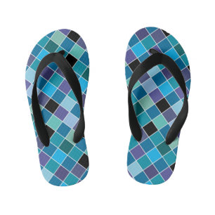 Mosaic on glass 11 kid's jandals