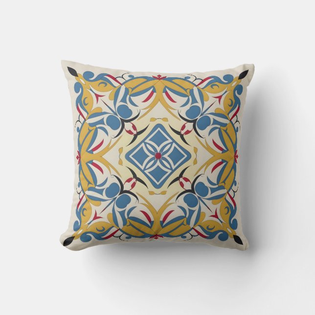 mosaic pale cushion (Front)