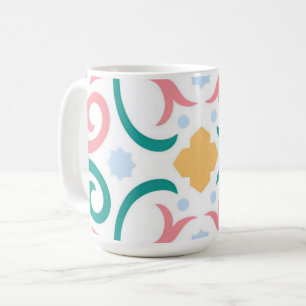 Mosaic/pastel/spring coffee mug
