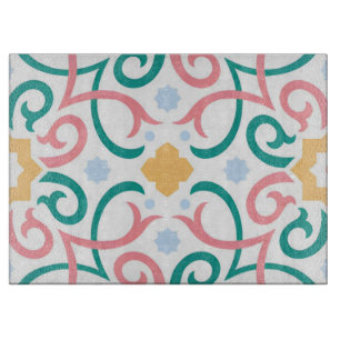 Mosaic/pastel/spring cutting board