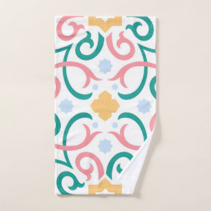 Mosaic/pastel/spring  hand towel