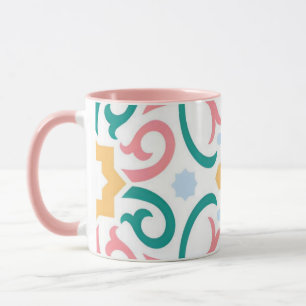 Mosaic/pastel/spring mug