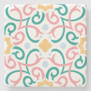 Mosaic/pastel/spring stone coaster