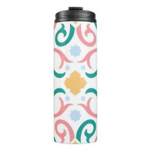 Mosaic/pastel/spring  thermal tumbler