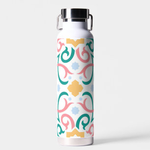 Mosaic/pastel/spring water bottle
