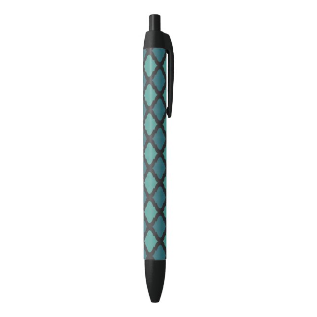 Mosaic pattern in arab style black ink pen (Bottom (Vertical))