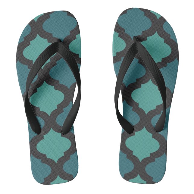 Mosaic pattern in arab style jandals (Footbed)