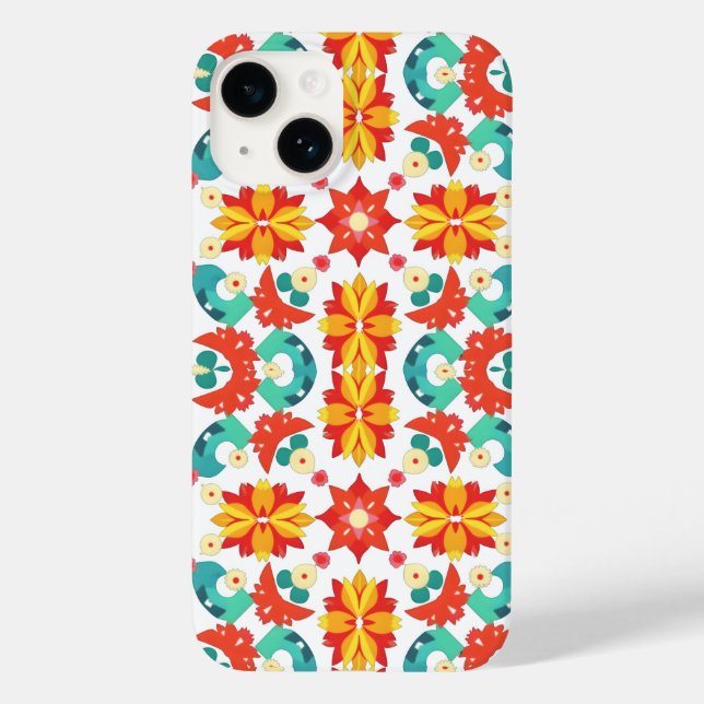 Mosaic Pattern Stylish Geometric Design Case-Mate iPhone Case (Back)