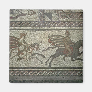 Mosaic pavement from the Roman villa at Low Magnet