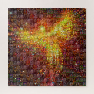 Mosaic Phoenix  Jigsaw Puzzle