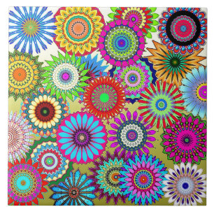 Mosaic Pinwheels Tile