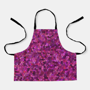 Mosaic Purple Pink Apron