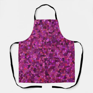 Mosaic Purple Pink Apron