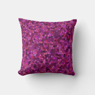 Mosaic Purple Pink Cushion