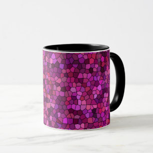 Mosaic Purple Pink  Mug