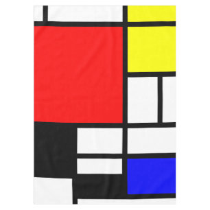 MOSAIC rectangles squares coloured I + your ideas Tablecloth