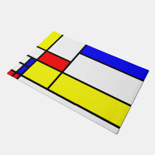 MOSAIC rectangles squares coloured II + your ideas Doormat