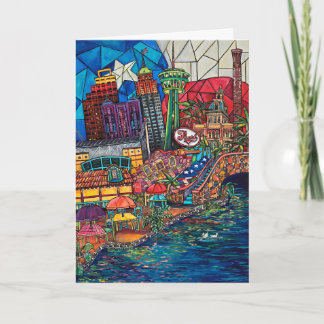 Mosaic San Antonio Greeting Card