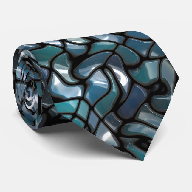 Mosaic Sea Tie (Rolled)