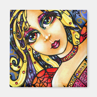 Mosaic Shine Pretty Rainbow Fairy Magnet