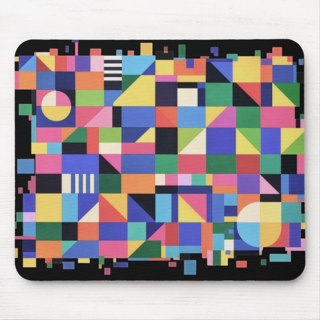 Mosaic Spectrum Mouse Pad (Front)