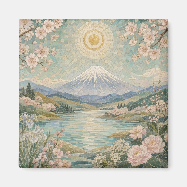 Mosaic Spring Serenity Magnet (Front)