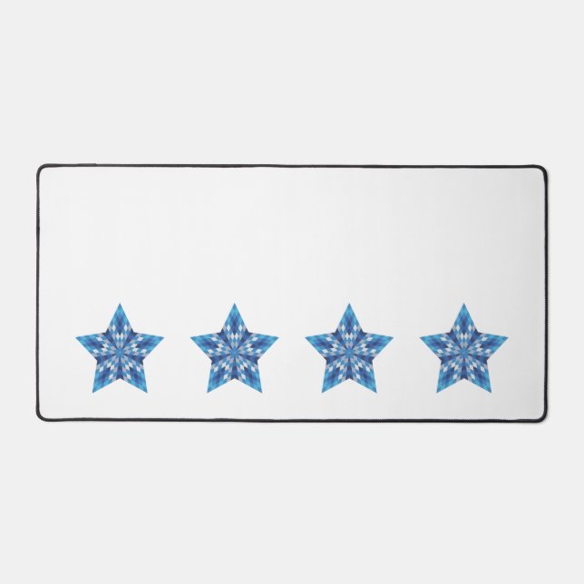 Mosaic Starburst Desk Mat (Front)