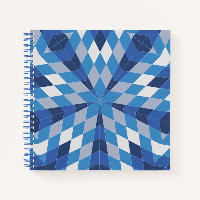 Mosaic Starburst (Pattern) Notebook (Front)