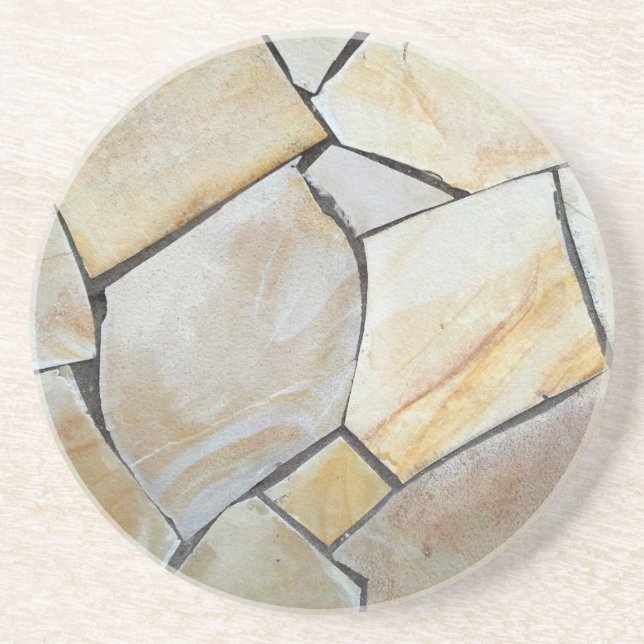 mosaic stone coaster (Front)