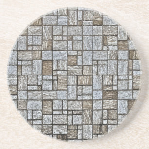 mosaic stone coaster