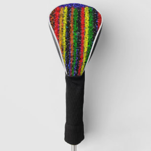 Mosaic Stripes Golf Head Cover
