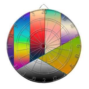 MOSAIC stripes triangles coloured II + your ideas Dartboard