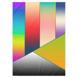 MOSAIC stripes triangles coloured II + your ideas Tablecloth