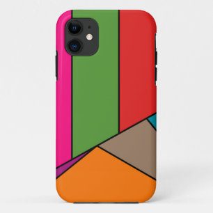 MOSAIC stripes triangles coloured III + your ideas Case-Mate iPhone Case