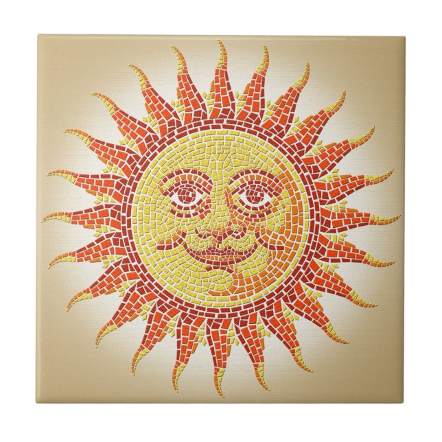 Mosaic Sun Tile (Front)