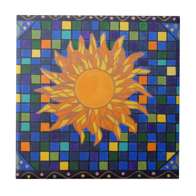 Mosaic Sun Tile (Front)